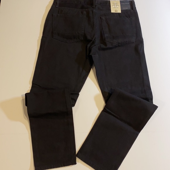 Nautica SZ 32 x 30 Black Slim Fit Denim Jeans New D34 - Picture 13 of 13